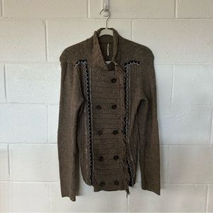 FREE PEOPLE Women's Small Long Jacket
